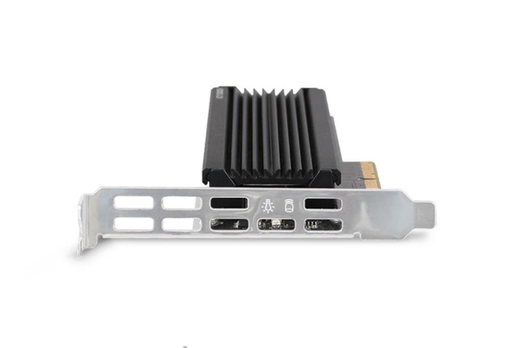 IcyDock EZ-CONVERT EX PRO - 1 x M.2 NVMe SSD a 4 x PCIe 3.0 adattatore con dissipatore di calore e staffa PCIe