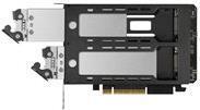 Frame rimovibile ICY DOCK 2xM.2 NVMeSSD per slot PCIe