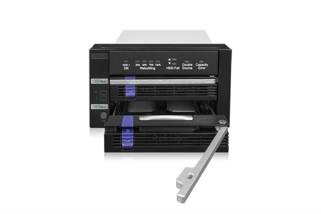 ICY DOCK telaio rimovibile 2.5''/3.5''SATA SATA RAID 1