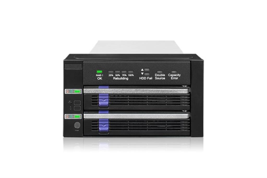 ICY DOCK telaio rimovibile 2.5''/3.5''SATA SATA RAID 1