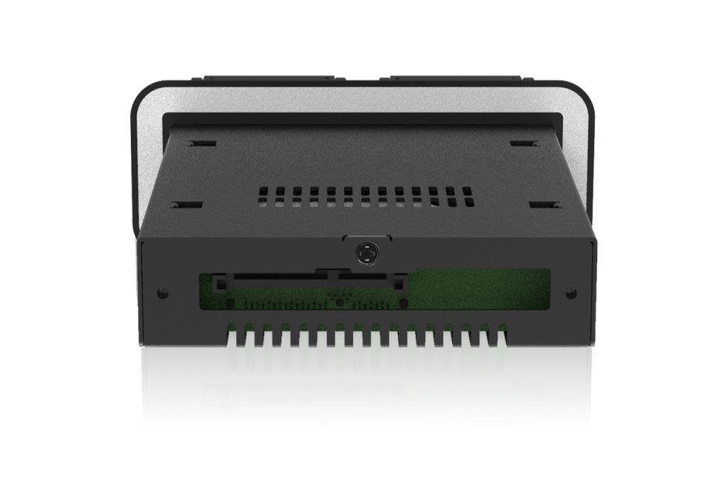 ICY DOCK telaio rimovibile 1x2.5''SATA/SAS/ATA HDD/SSD dual lock per 3.5''Bay