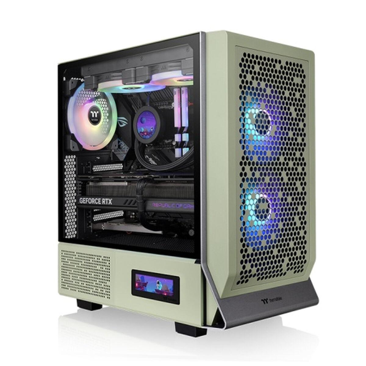 Case computer desktop ATX THERMALTAKE Ceres 300 TG Verde