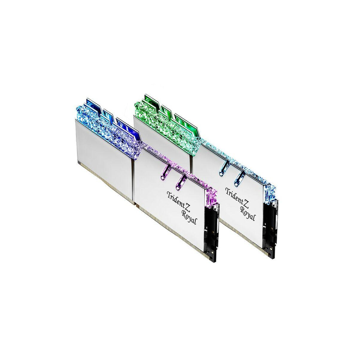 Kit di memoria RAM G.Skill TridentZ Royal Silver DDR4-3600 CL16 da 328 GB (2x16 GB)