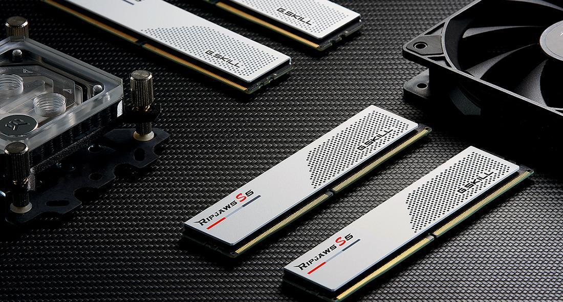 G.Skill Ripjaws S5 / F5-5600J3036D16GX2-RS5W memoria 32 GB 2 x 16 GB DDR5 5600 MHz (G.Skill Ripjaws S5 - 32GB: 2x16GB - DD)