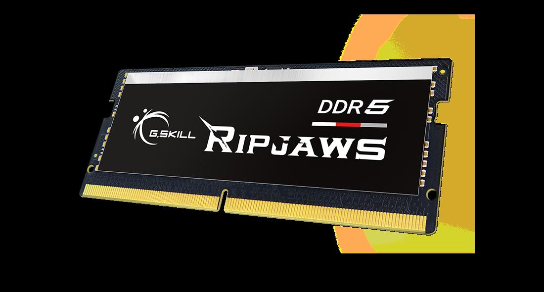 G.Skill Ripjaws - DDR5 - Modulo - 32 GB - SO DIMM 260-PIN - 4800 MHz / PC5-38400 - CL38 - 11 V