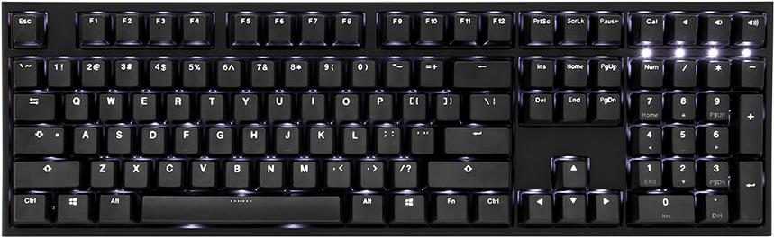 Ducky One 2 Tastatur Mekanisk Hvid Kabling Tysk