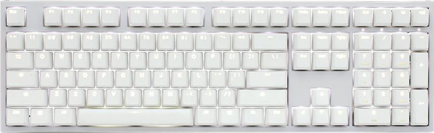 Ducky One 2 DKON1808S Tastatur Mekanisk Hvid Kabling Tysk