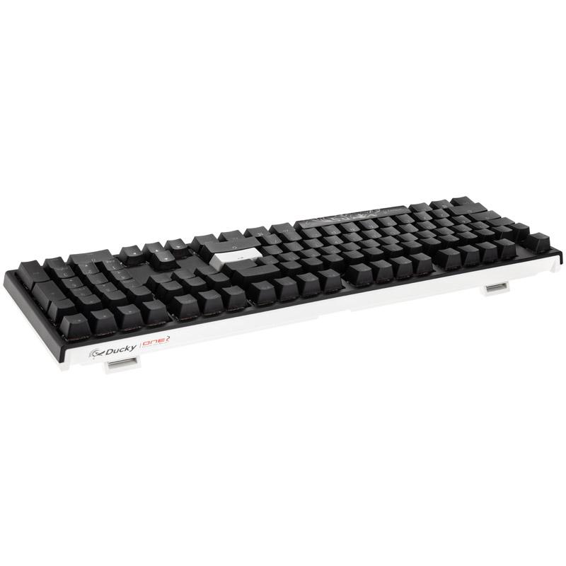 Tastiera da gioco PBT retroilluminata Ducky One 2 MX-Nero LED RGB - nera (USA) (DKON1808ST-AUSPDAZT1)