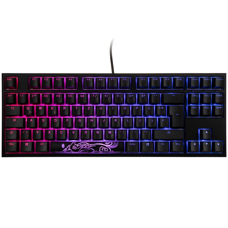 Tastiera da gioco Ducky One 2 TKL PBT MX Speed Silver LED RGB - nera (DKON1787ST-PDEPDAZT1)