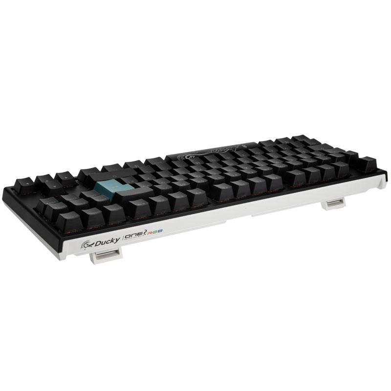 Tastiera da gioco Ducky One 2 TKL PBT MX Speed Silver LED RGB - nera (DKON1787ST-PDEPDAZT1)