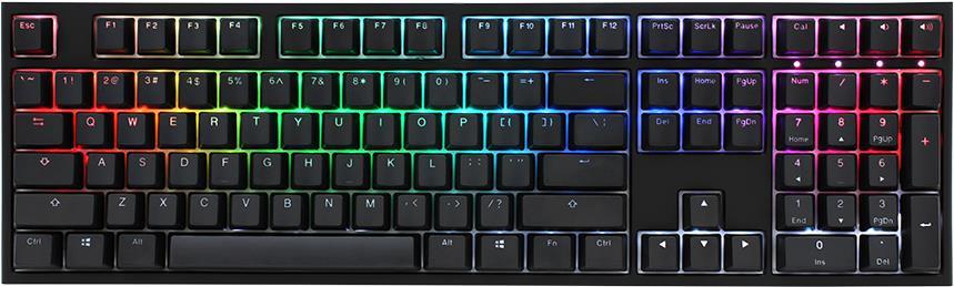 Ducky One 2 RGB - Dimensione intera (100%) - USB - Interruttore meccanico - LED RGB - Nero (DKON1808ST-SUSPDAZT1)