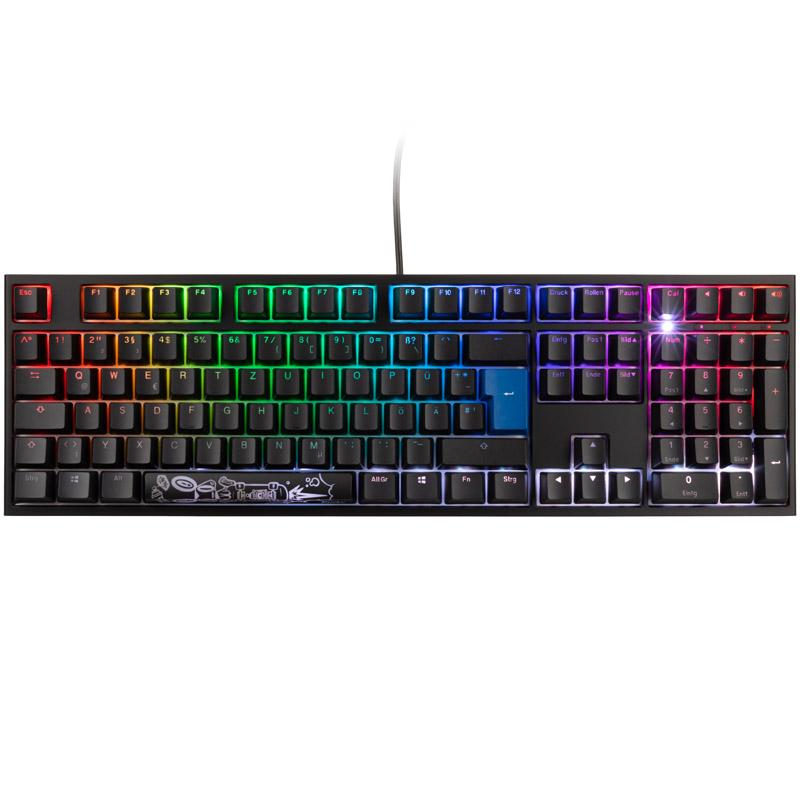 Ducky ONE 2 RGB - Dimensione intera (100%) - USB - Interruttore meccanico - LED RGB - Nero (DKON1808ST-WDEPDAZT1)