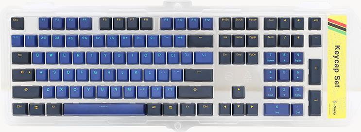 Ducky Horizon - Copri tastiera - Polibutilene tereftalato (PBT) - Nero - Blu (DKSA109-DEPDBBZOH)