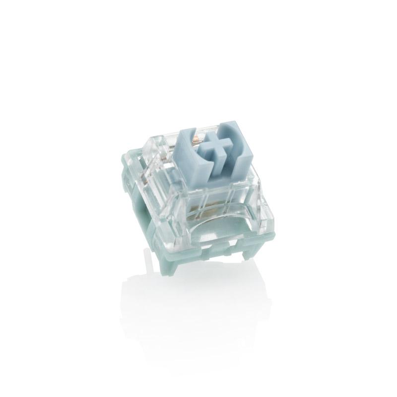 Ducky TTC Bianco Bluastro Interruttore meccanico 3 pin lineare stelo MX 42g - 110 pezzi (DSK110-OPA1)