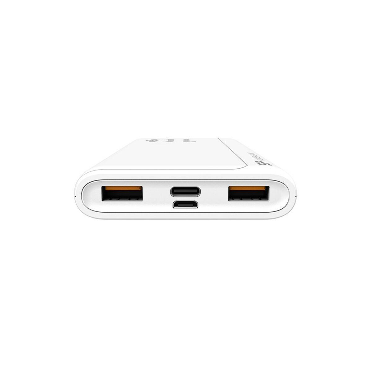 BATTERIE EXTERNE USB SILICON POWER QP15 QC3.0 - 10000MAH (BLANC)