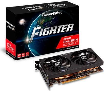 PowerColor AXRX 6650 XT 8GBD6-3DH scheda video AMD Radeon RX 6650 XT 8 GB GDDR6 (POWERCOLOR RX 6650 XT 8GB FIGHTER)