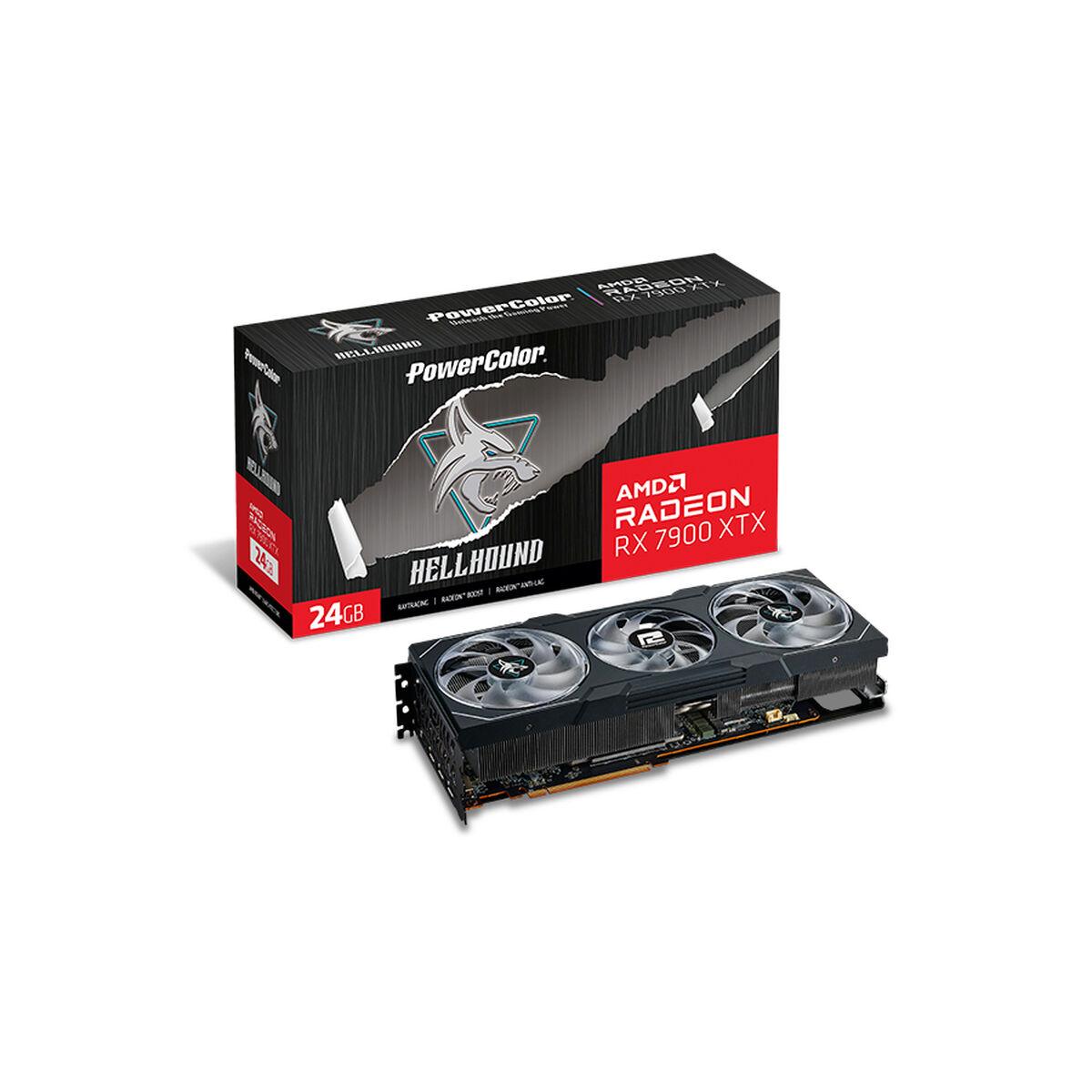 PowerColor RX 7900 XTX 24G-L/OC AMD Radeon RX 7900 XTX 24 GB GDDR6 (POWERCOLOR RX 7900 XTX 24GB HELLHOUND)