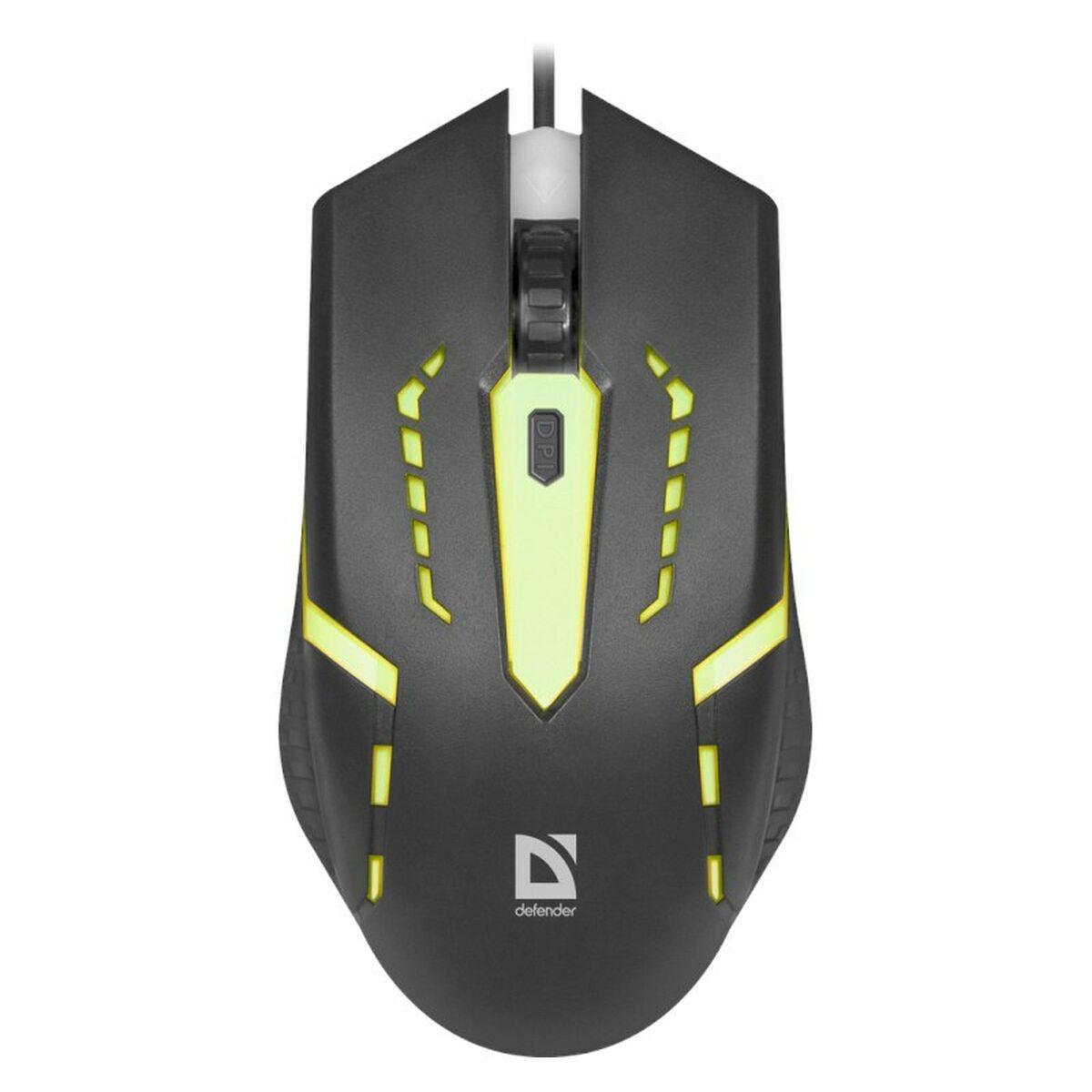 Mouse Ottico Mouse Ottico Defender HIT MB-601 Nero