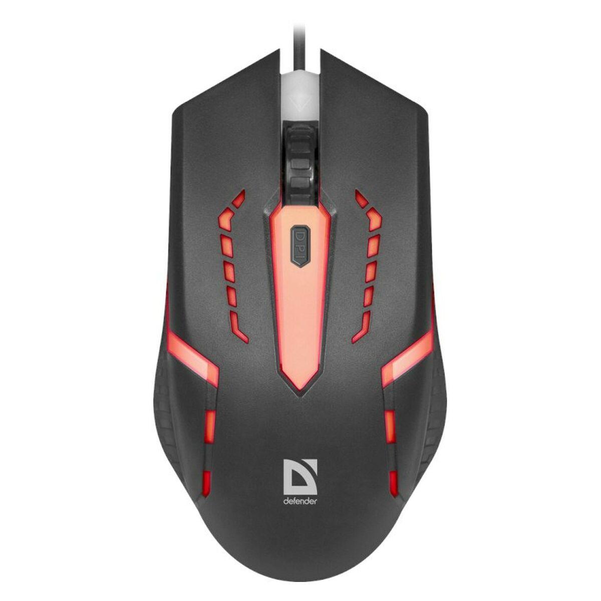 Mouse Ottico Mouse Ottico Defender HIT MB-601 Nero