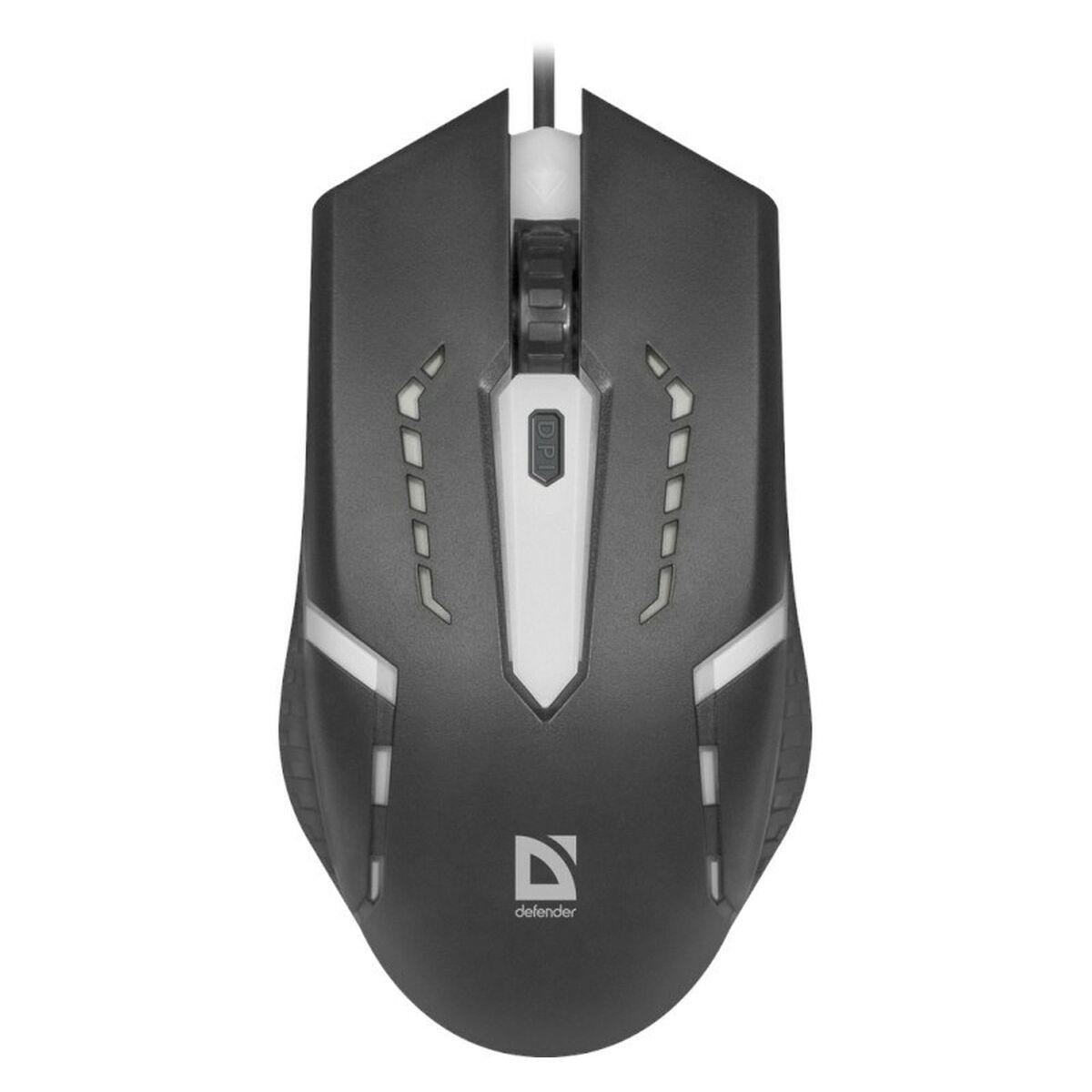 Mouse Ottico Mouse Ottico Defender HIT MB-601 Nero