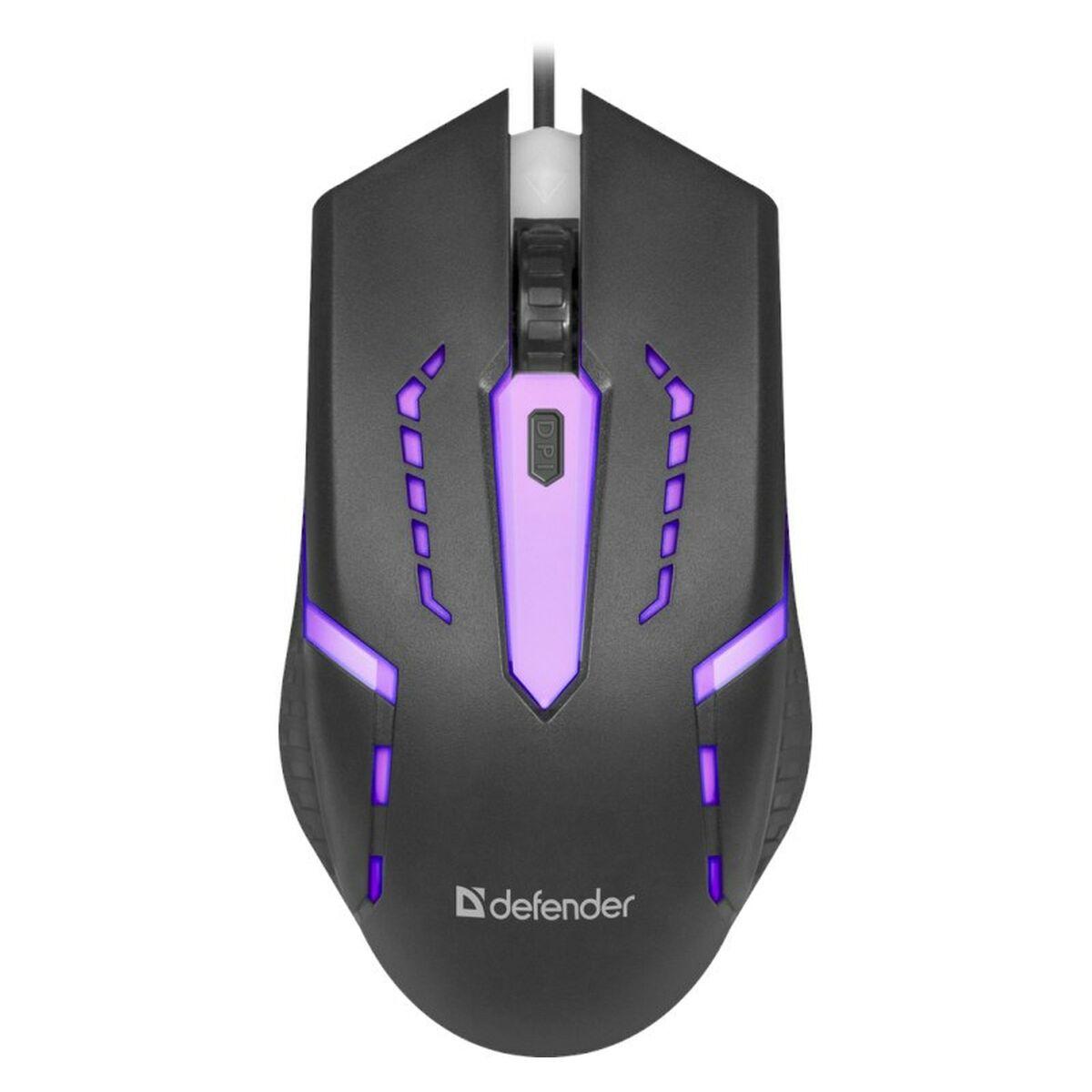 Mouse Ottico Mouse Ottico Defender HIT MB-601 Nero