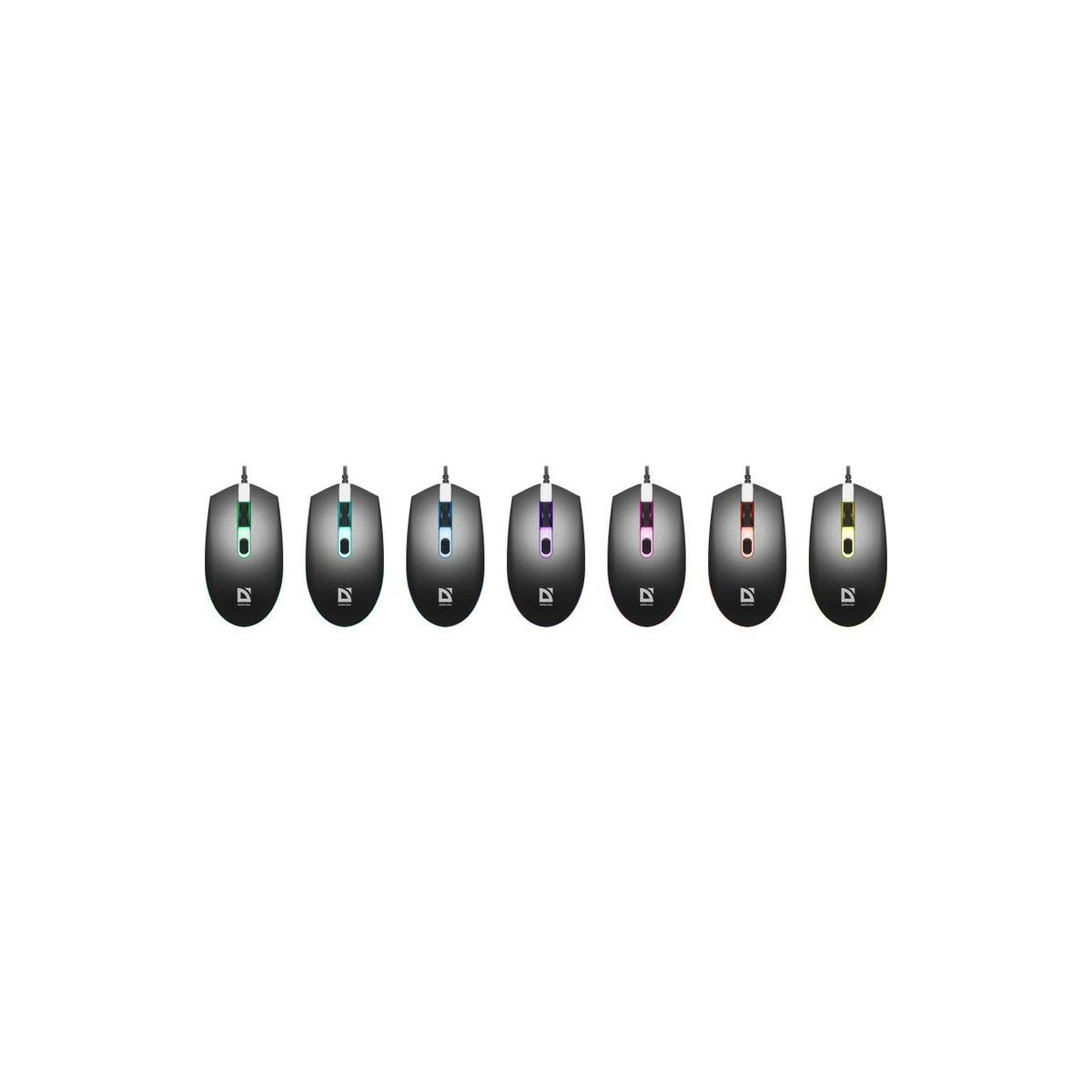 Mouse Defender DOT MB-986 Nero Multicolore Monocromatica