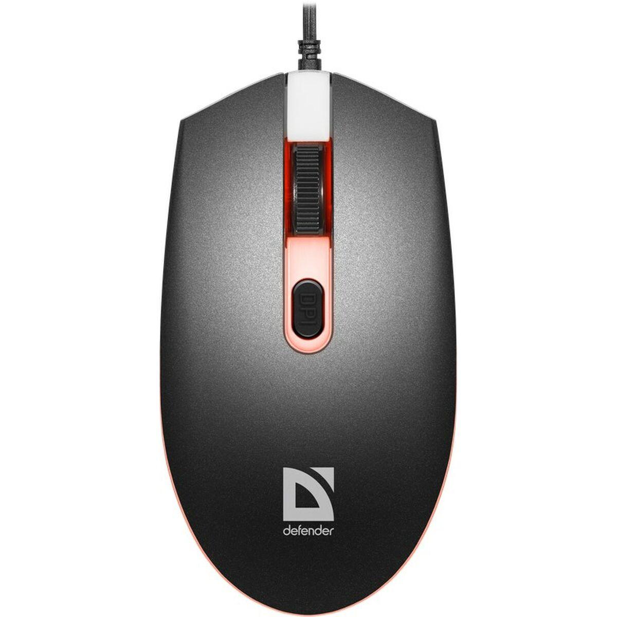 Mouse Defender DOT MB-986 Nero Multicolore Monocromatica