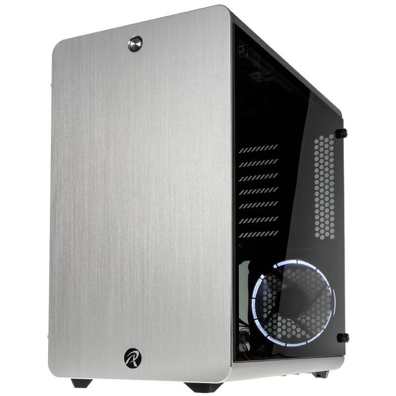Raijintek Thetis Aluminium ATX Cube - Silver Window