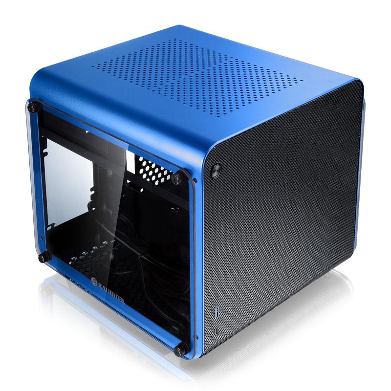 Raijintek Metis Evo Mini-ITX Case - Blue Window