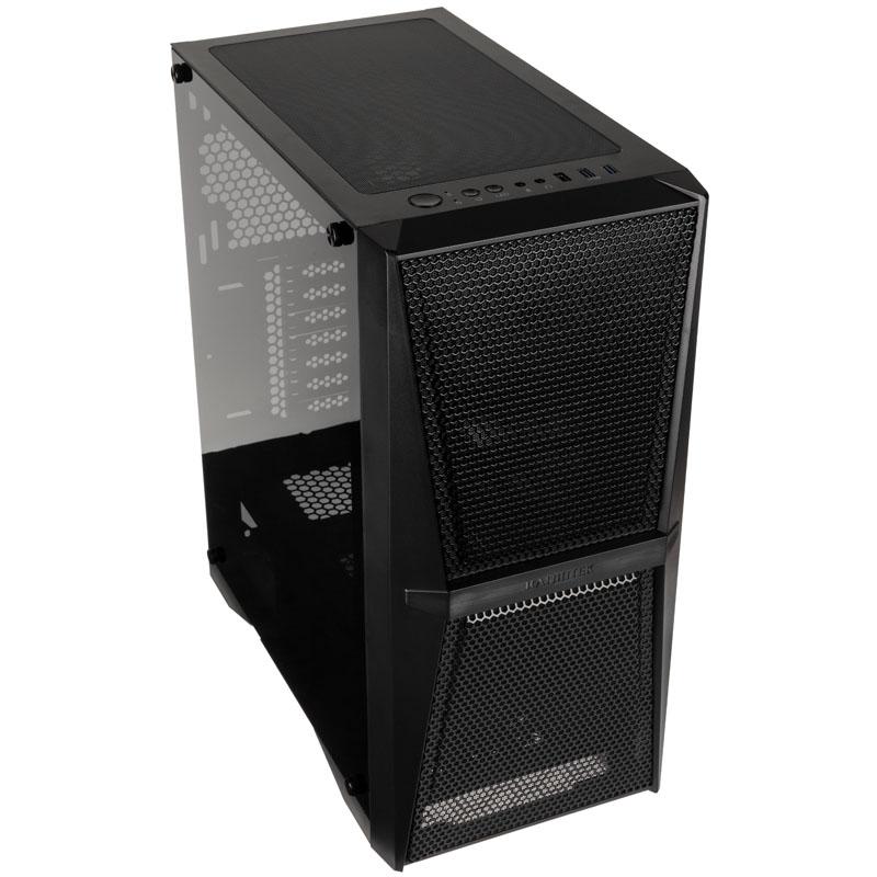 SILENOS MS versione nera senza ventola in vetro temperato