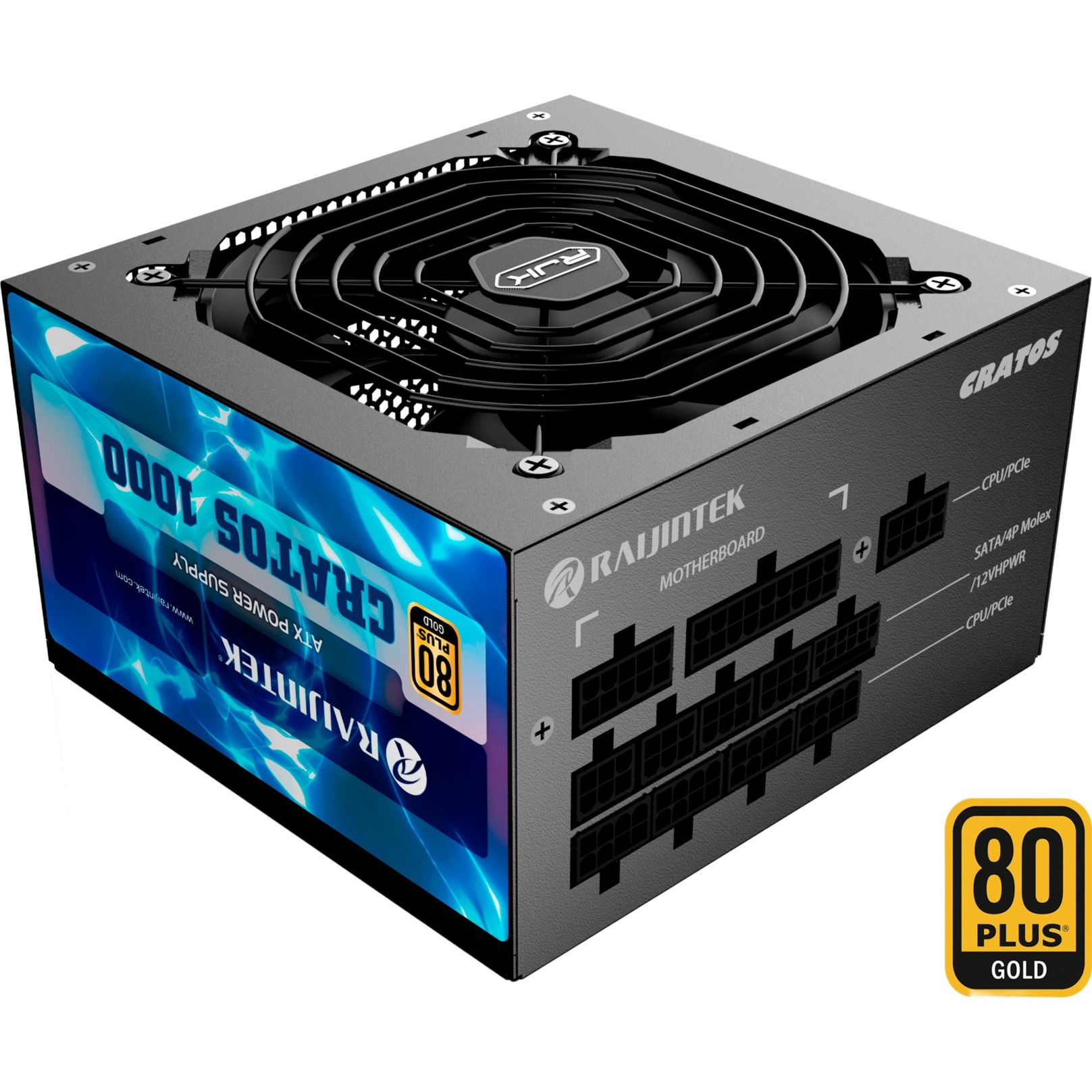 CRATOS 1000 BLACK gestione cavi nero 1000 watt