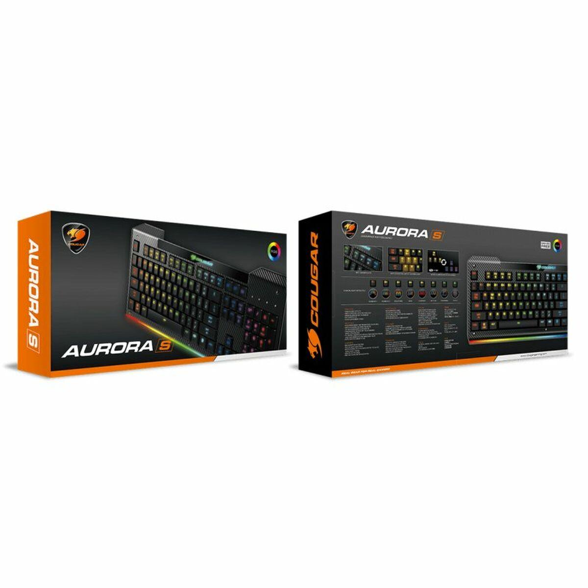 Cougar Aurora s da gioco da gioco USB - Lighting RGB - Antintomosting - Cavo da 1,60 m