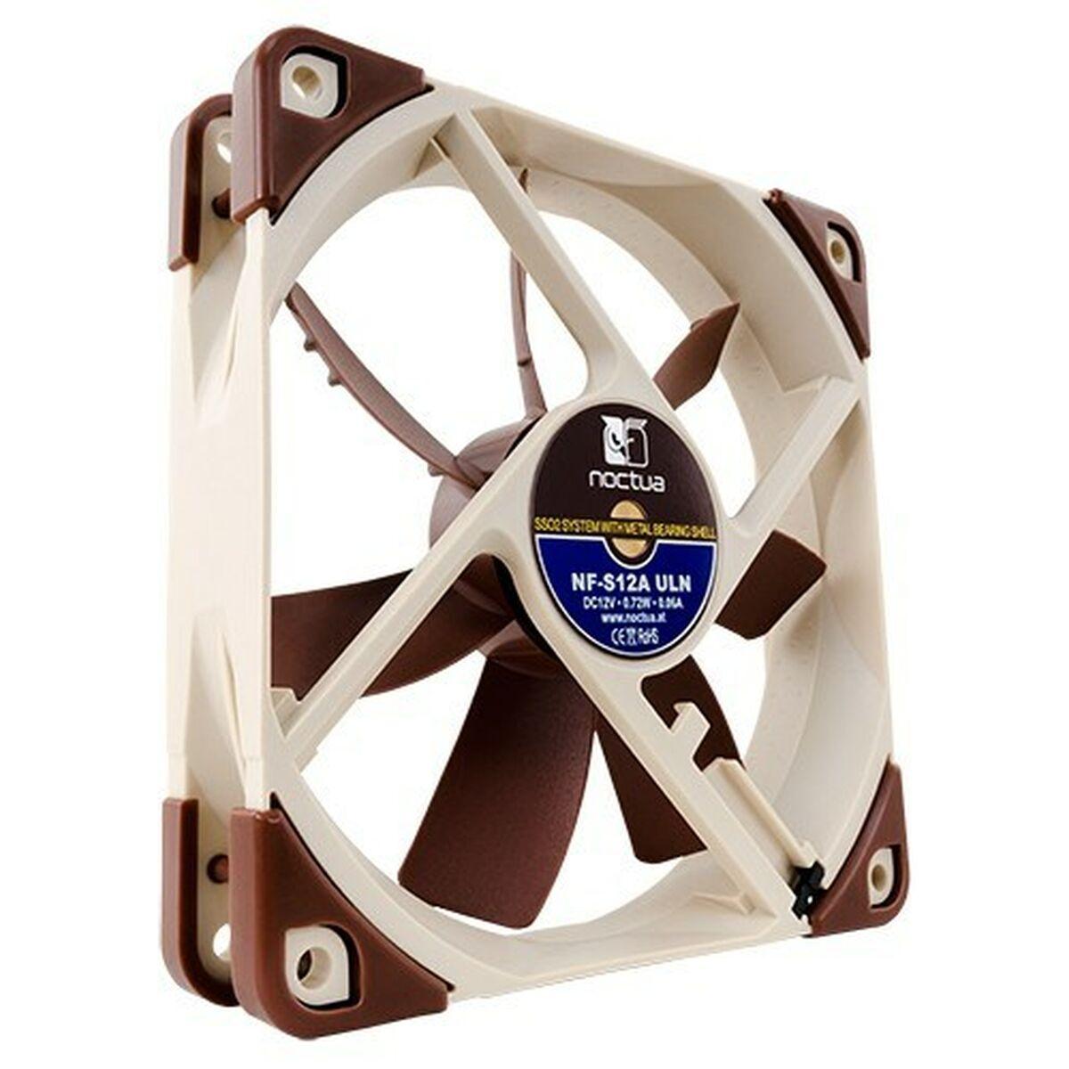 Noctua NF-S12A ULN sistema di raffreddamento per computer Case per computer Ventilatore 12 cm Marrone (Noctua NF-S12A ULN Fan -