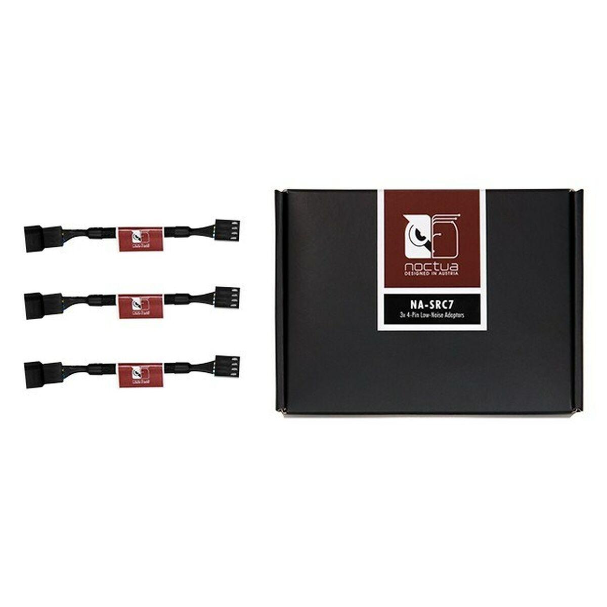 Noctua NA-SRC7 cavo ventola adattatore 4 pin "Low-Noise" 3 pezzi nero