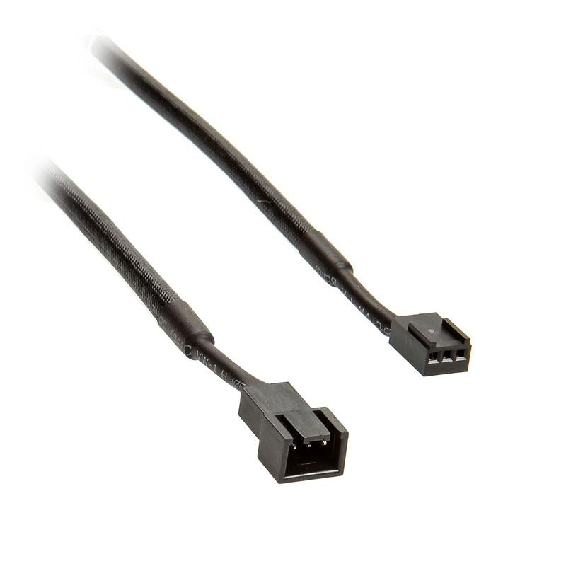 Noctua 3-PIN intern spnding (female) - 3-PIN intern spnding (male) 30cm Forlngerkabel til blserstrm