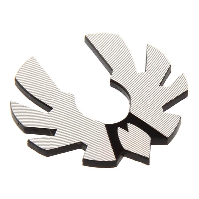 BitFenix BFC-PRO-300-SLOG-RP badge e porta badge Alluminio 1 pz (BitFenix Aluminium Logo for Prodigy Case - Silver)