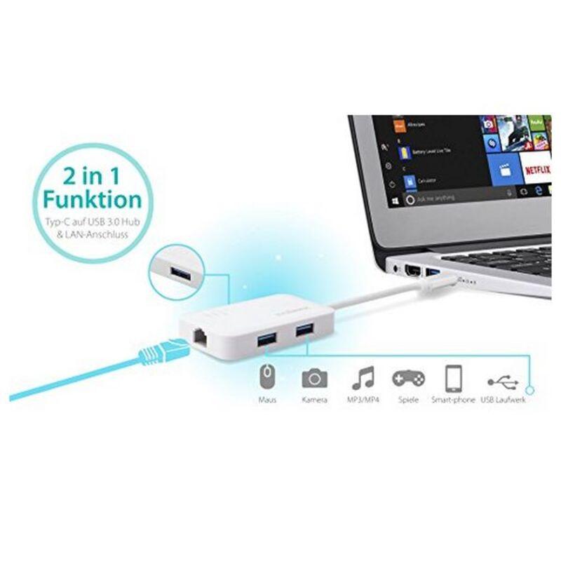 USB-C TO 3-PORT USB