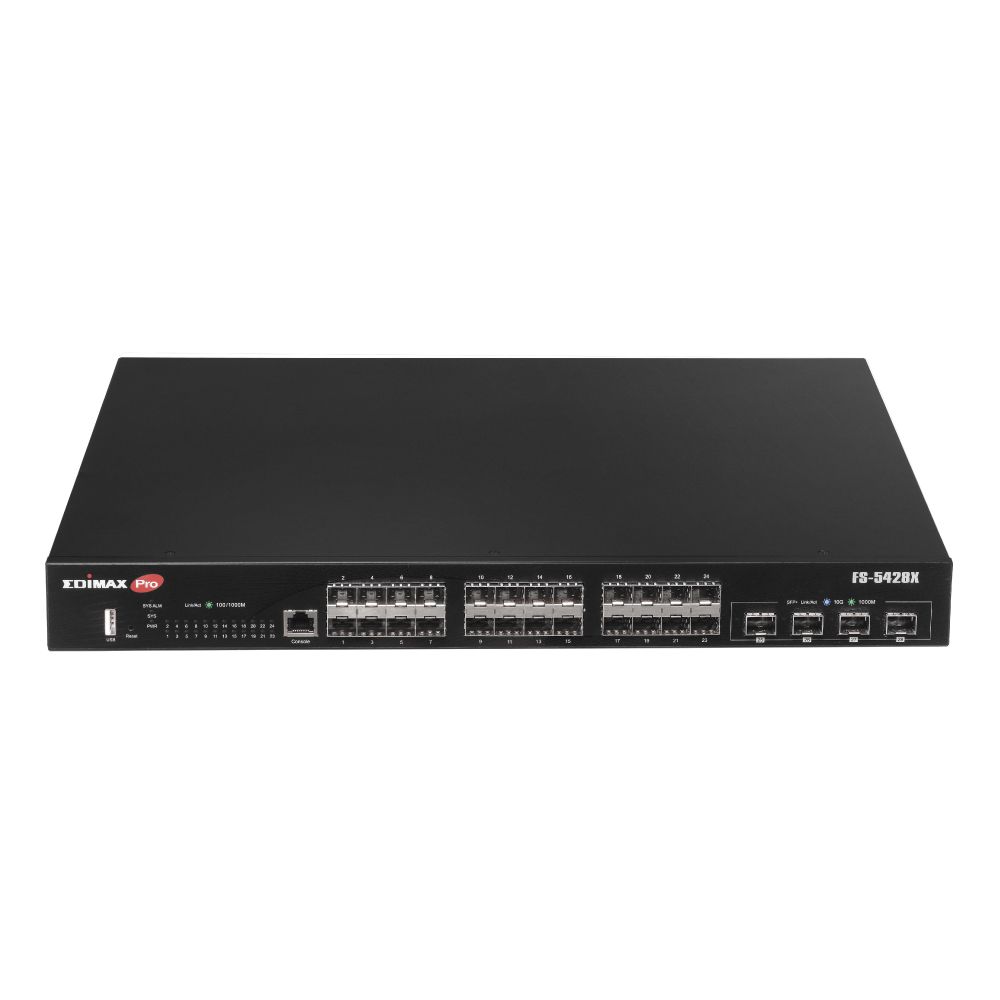 Switch gestito Edimax Gigabit SFP L2+ a 28 porte con 4 porte SFP+ 10GbE
