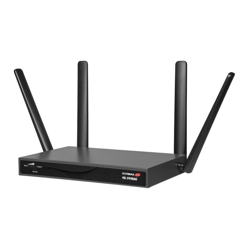Edimax 4G-7449AC router wireless Dual-band [2.4 GHz/5 GHz] Nero (EDIMAX WL-Router 4G-7449AC [4G LTE AC1)
