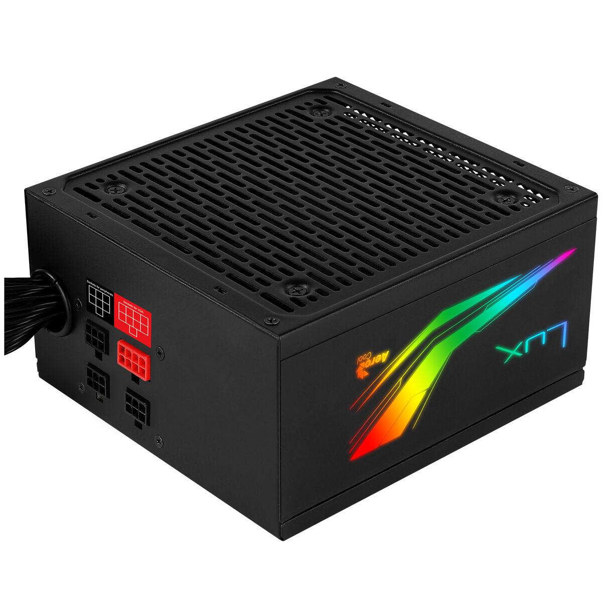 Fonte di Alimentazione Aerocool Luxrgb550M 550 W 80 più bronzo
