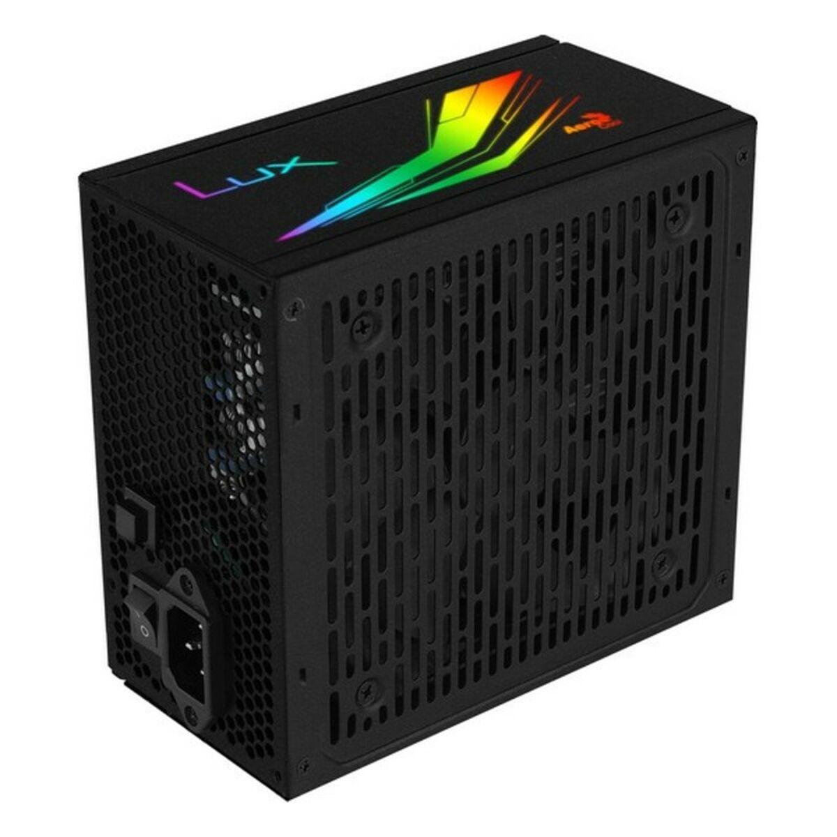Sorgente Aerocool RGB lux 650 atx mod. alimentatore 80230v