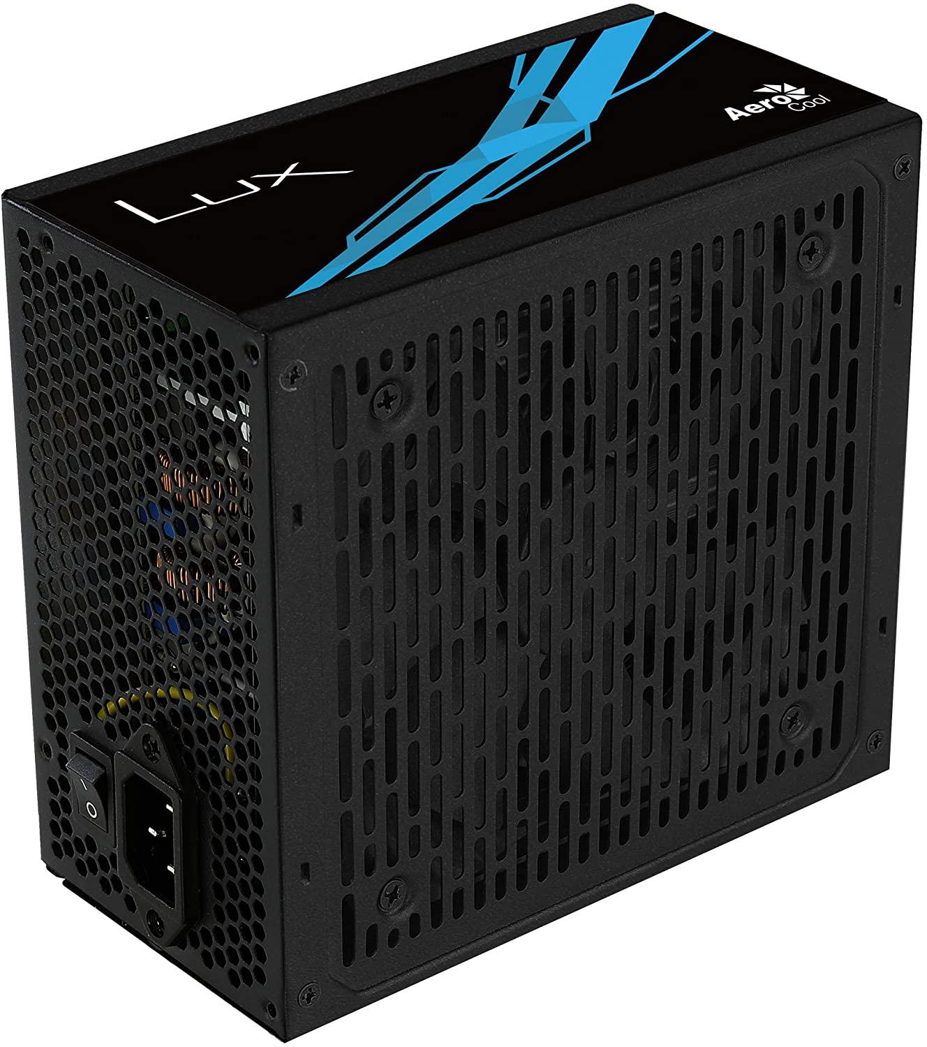 Aerocool Lux 550 Fonte alimentare 550W ATX 2.4 - PFC attivo - Ventola silenziosa 120mm
