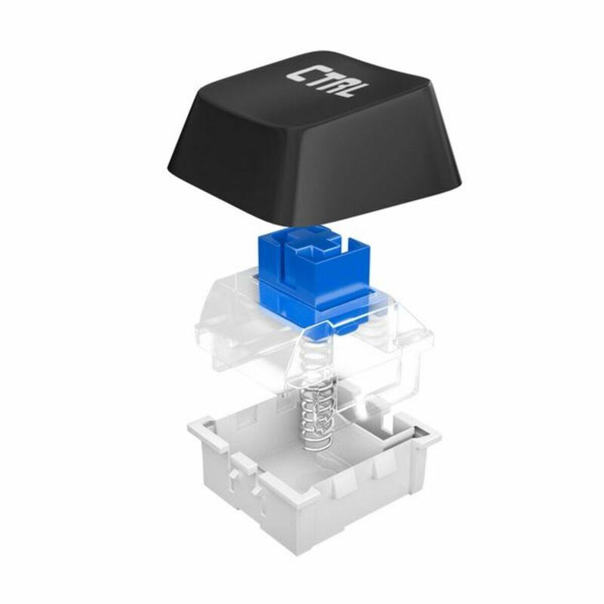 Tastiera da gioco Mars MKXTKL ES 5 led tkl ROSSO