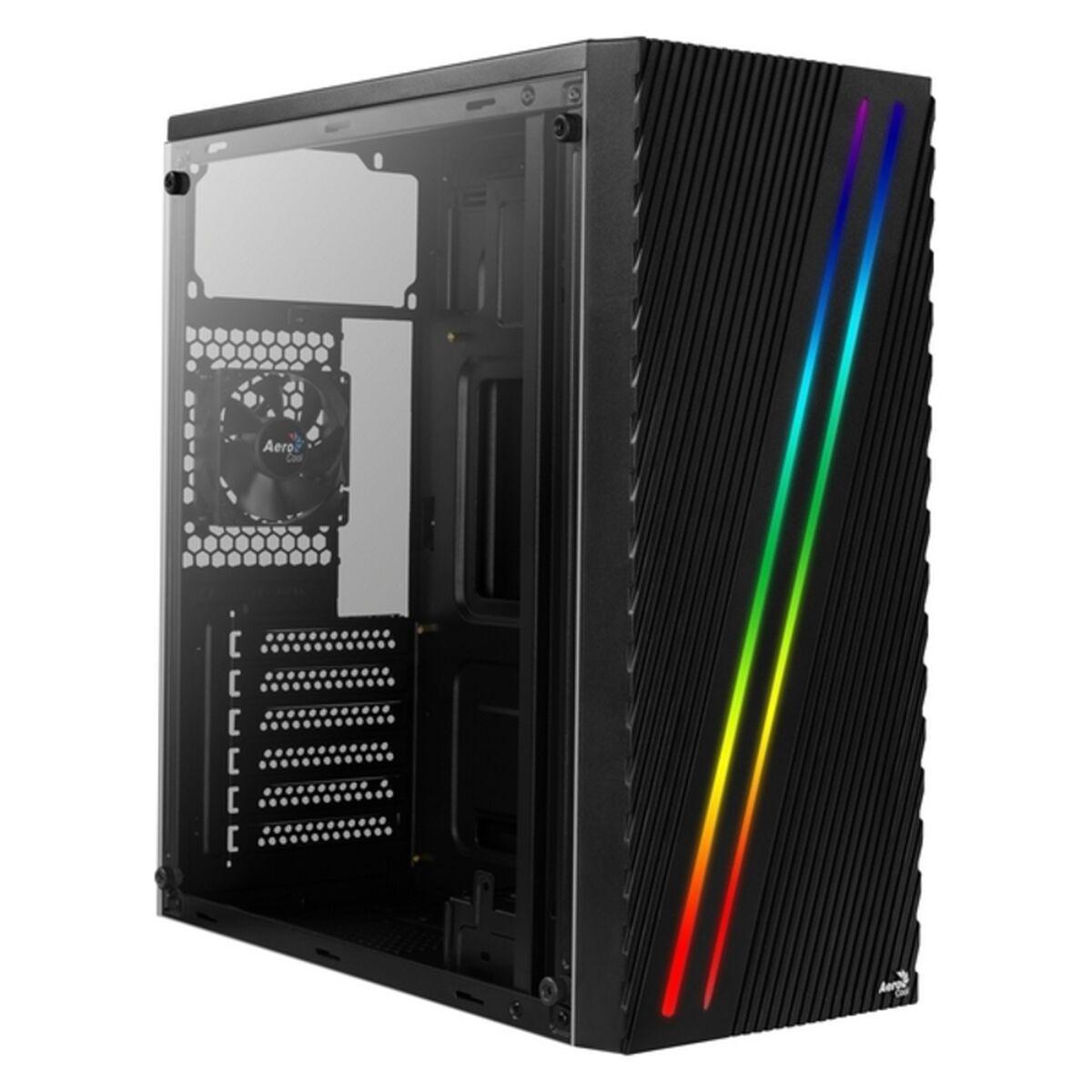 Aerocool Streak Midi Tower Nero (Aerocool Streak RGB Midi Tower - Black window)