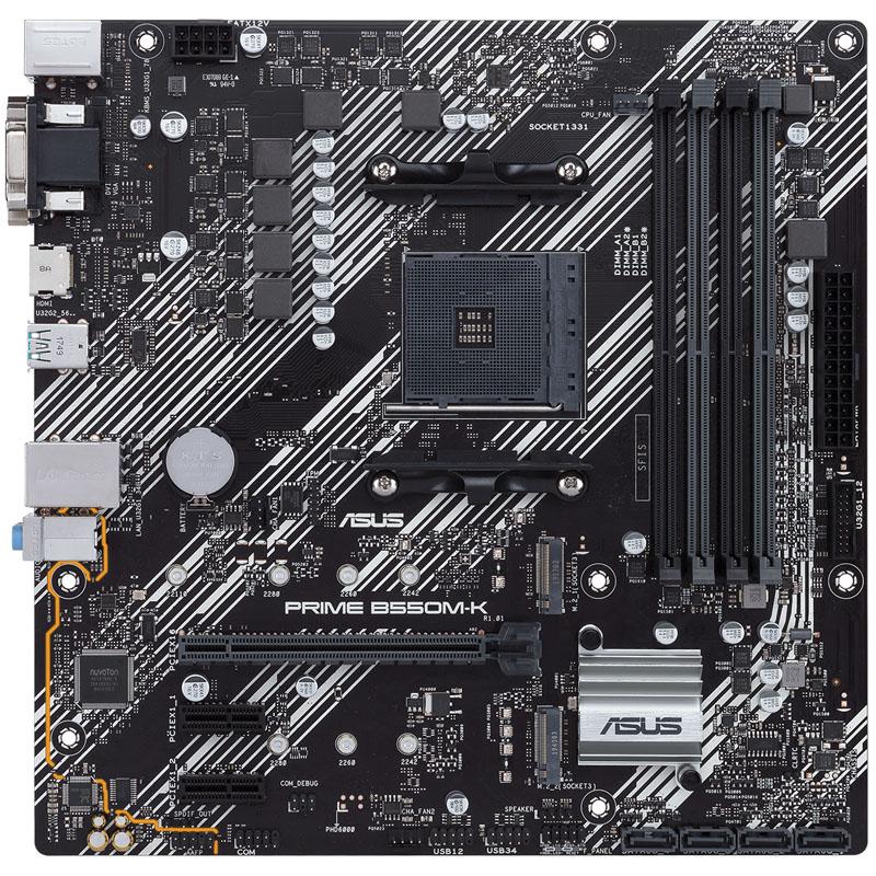 ASUS SCHEDA MADRE PRIME B550M-K 4X DDR4 VGA/DVI-D/HDMI SOCKET AM4