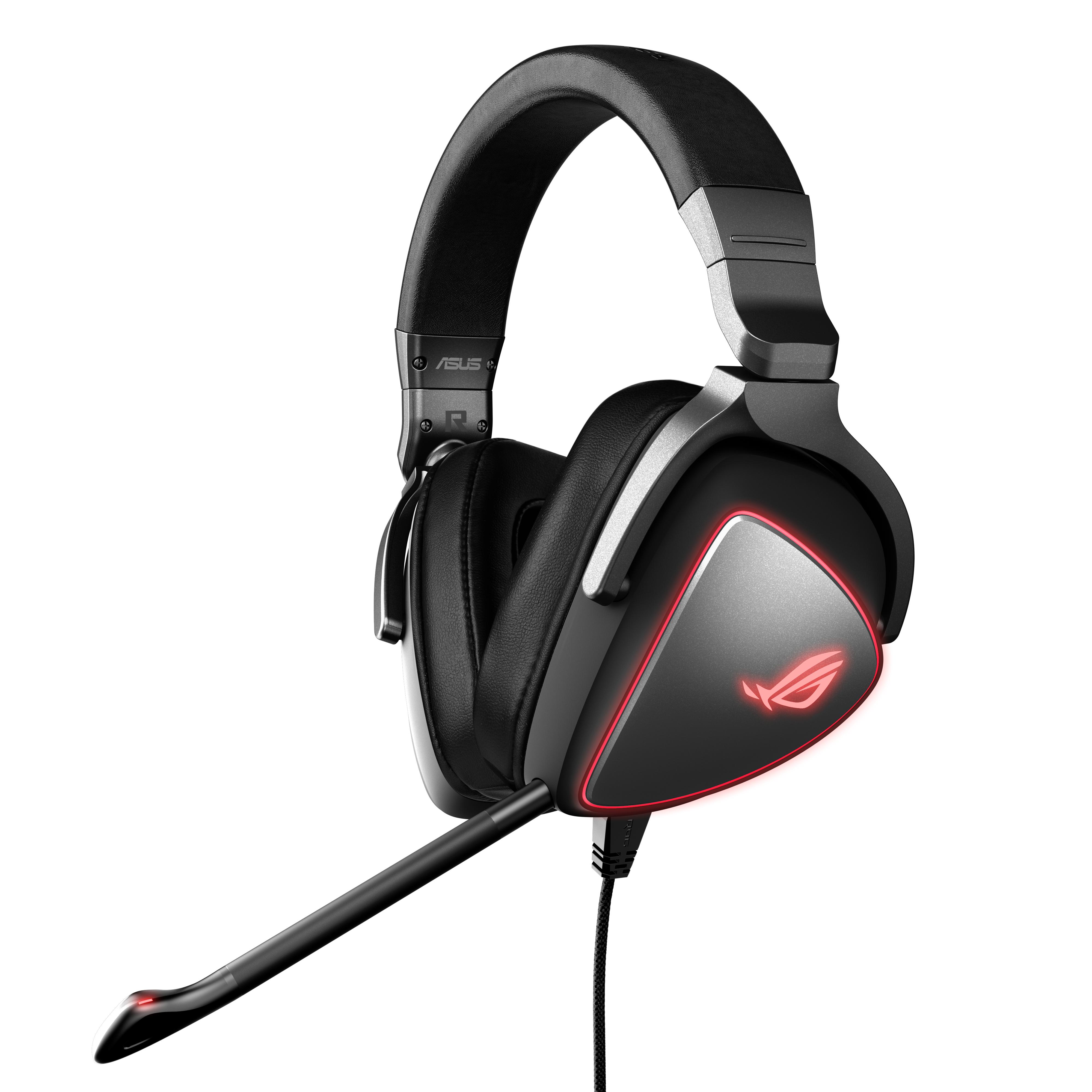 ASUS ROG Delta Origin Auricolare Cablato A Padiglione Giocare USB tipo-C Nero, Rosso
