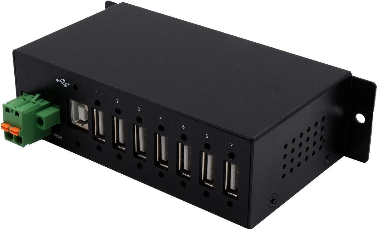 HUB USB 2.0 a 7 porte 15KV 2.0/1.1 (Gen1), con protezione da sovratensione ESD