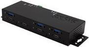 HUB USB 3.2 a 7 porte con 4xC e 3xA Ans. Include alimentatore e cavo USB C-C