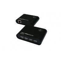 Extender USB 2.0 4 porte Cat.5/6 fino a 50 metri, custodia in plastica