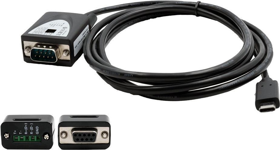 USB 2.0 C a seriale 1S RS-422/485 1,8 m, chipset FTDI, con connettore a 9 pin